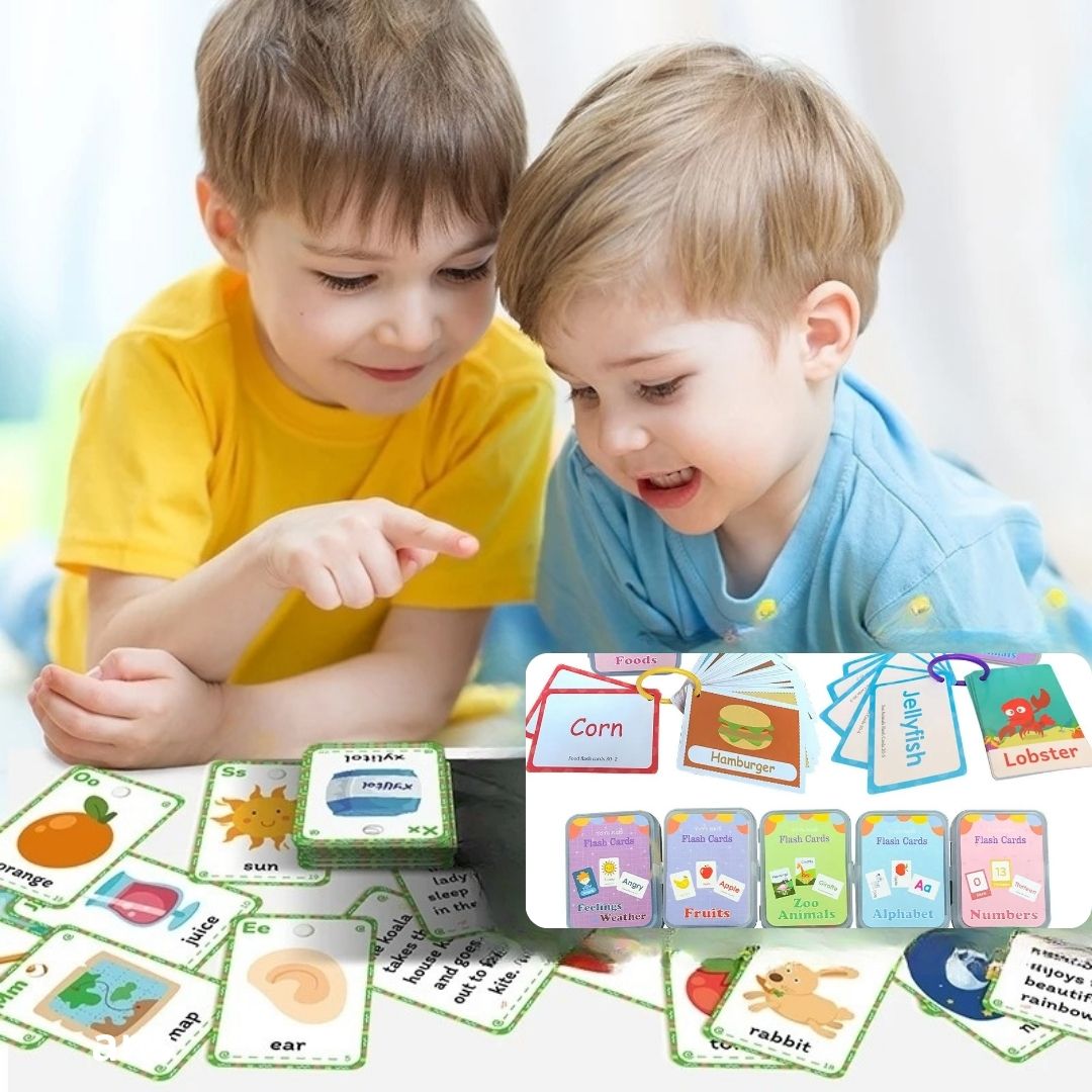 flash-cards-enfants-ensemble