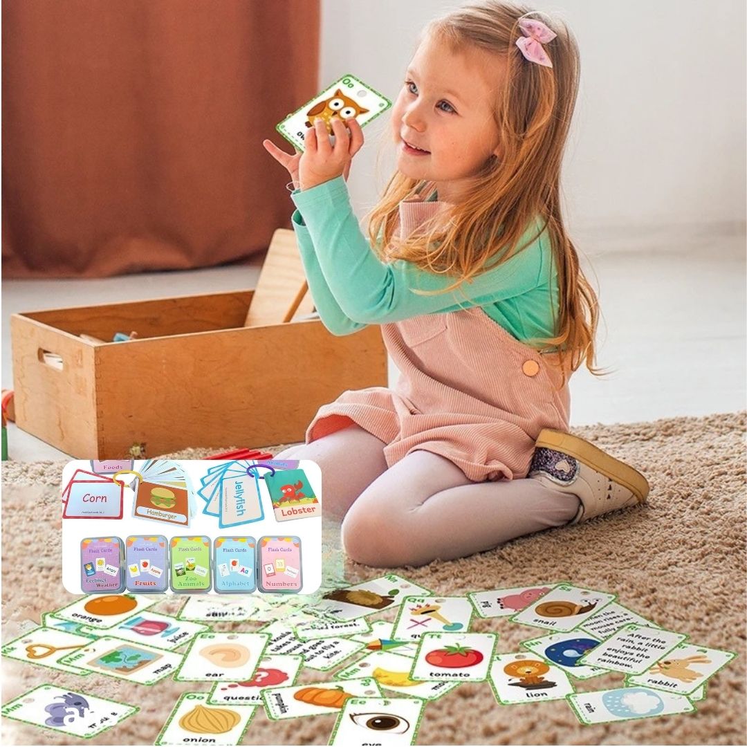 flash-cards-petite-fille