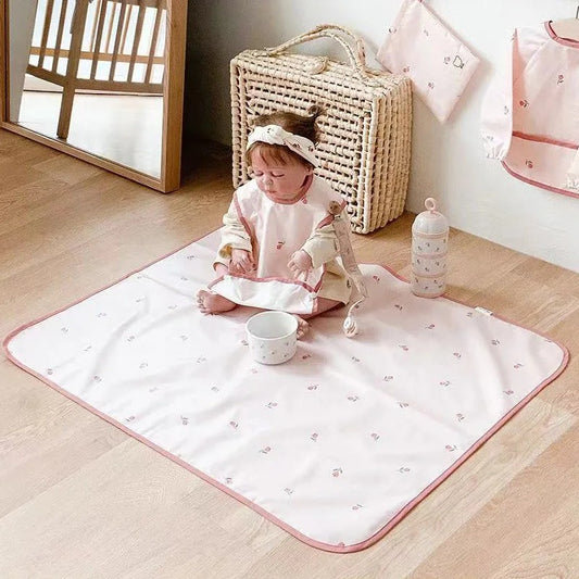 tapis-a-langer-impermeable-fleurs